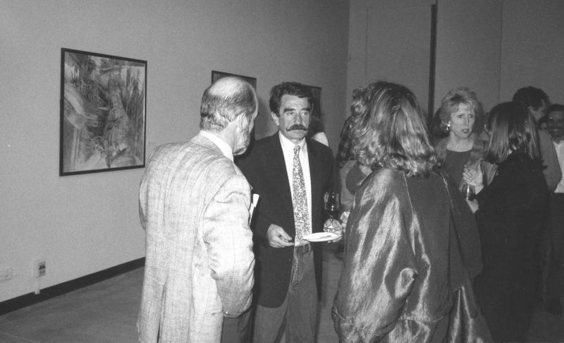 e durante l’inaugurazione alla Conley Art Gallery dell'Università di Fresno, California, 1996.